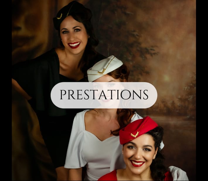 Le trio en intérieur, lien vers la page de prestation